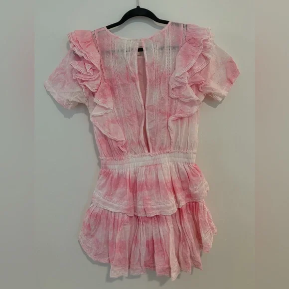 *LIKE NEW* LoveShackFancy Natasha Mini Dress - Pink - Picture 4 of 11